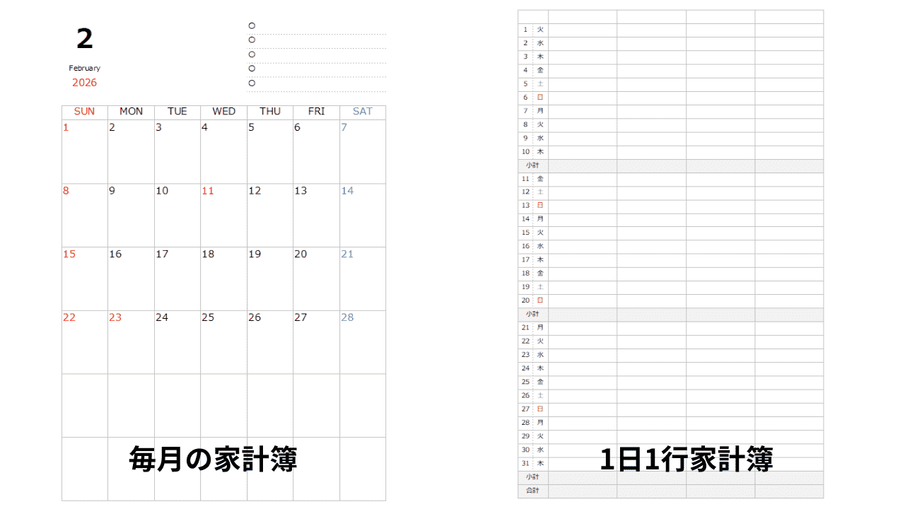 変動費の管理テンプレ